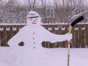 Booster club Winter Holiday Fundraiser - Snow Man Building Contest