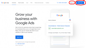 Create your Google Ads Account for your Booster Club