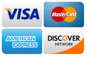 Major Credit Card company logos