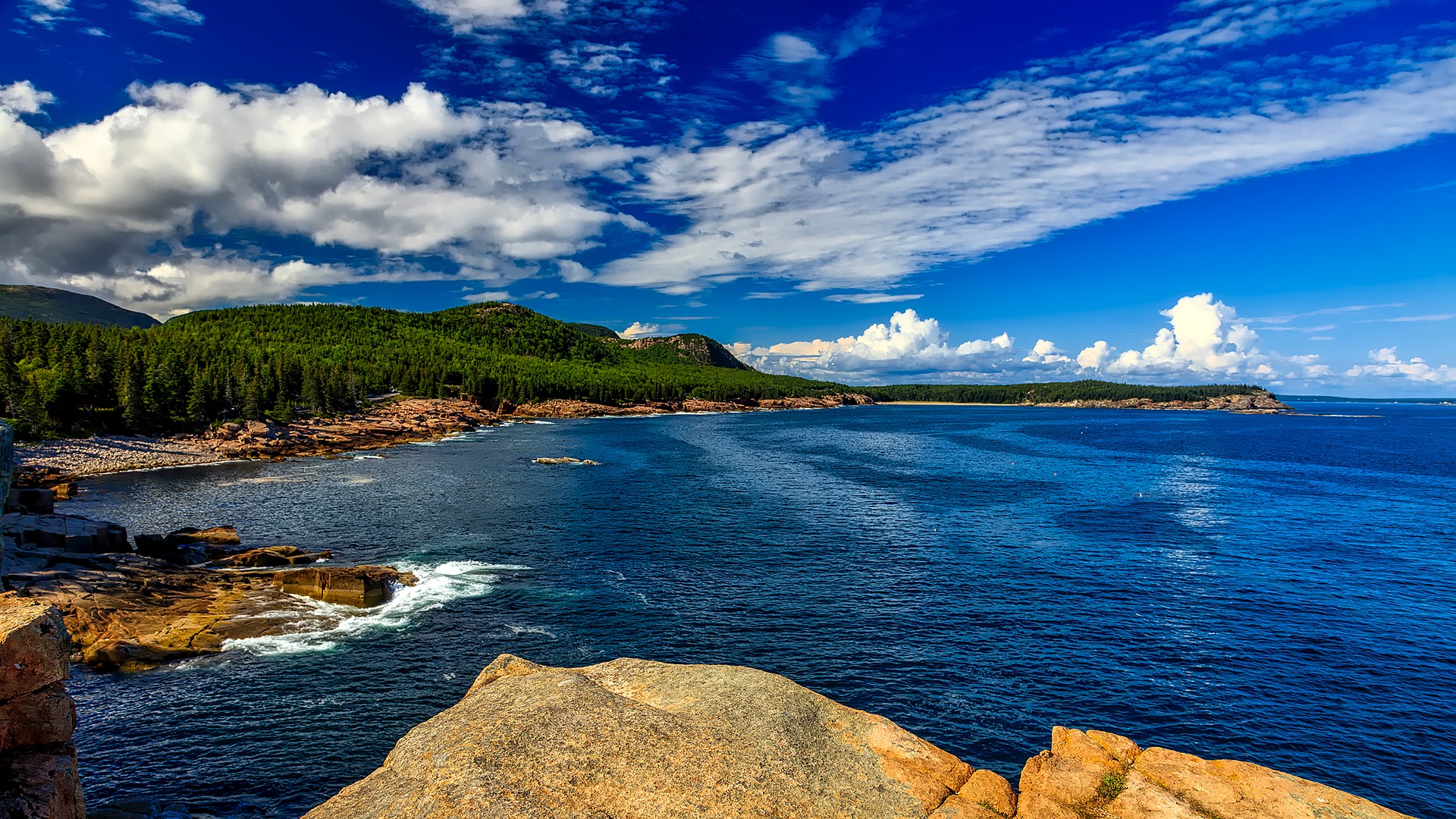 Maine coastline