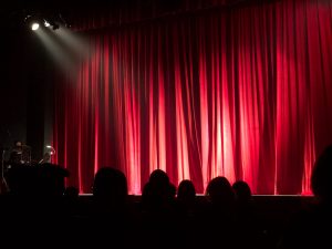 Stage ready for theatre show