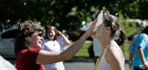 Booster Club Pie in Teacher Face Contest