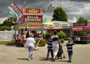 Concession Stand Fundraiser At A Community Fair