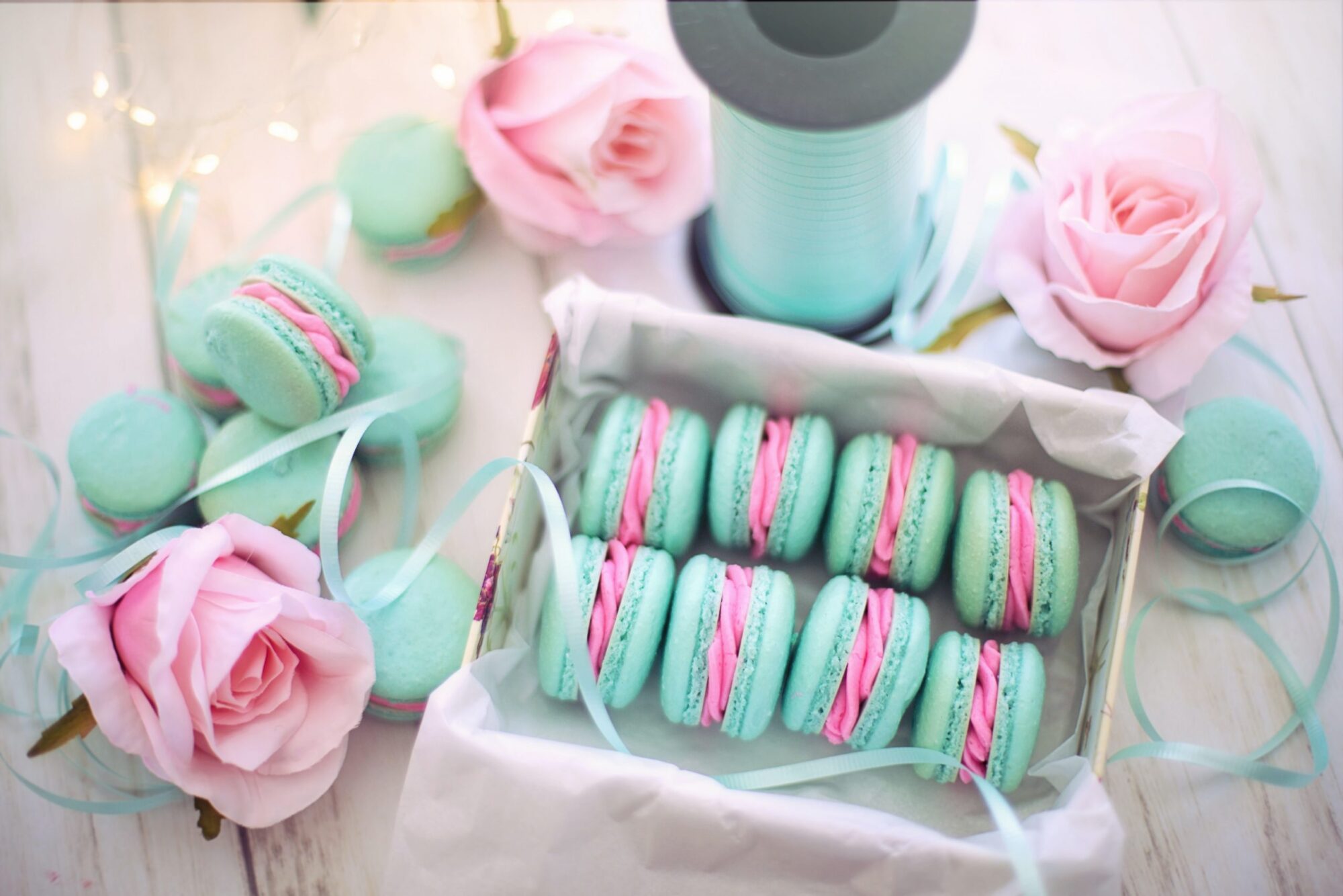 Macaroons for an online bake sale fundraiser