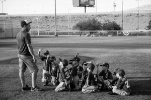 Coach of a youth baseball team.