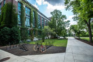 UNiversity campus in the daytime.